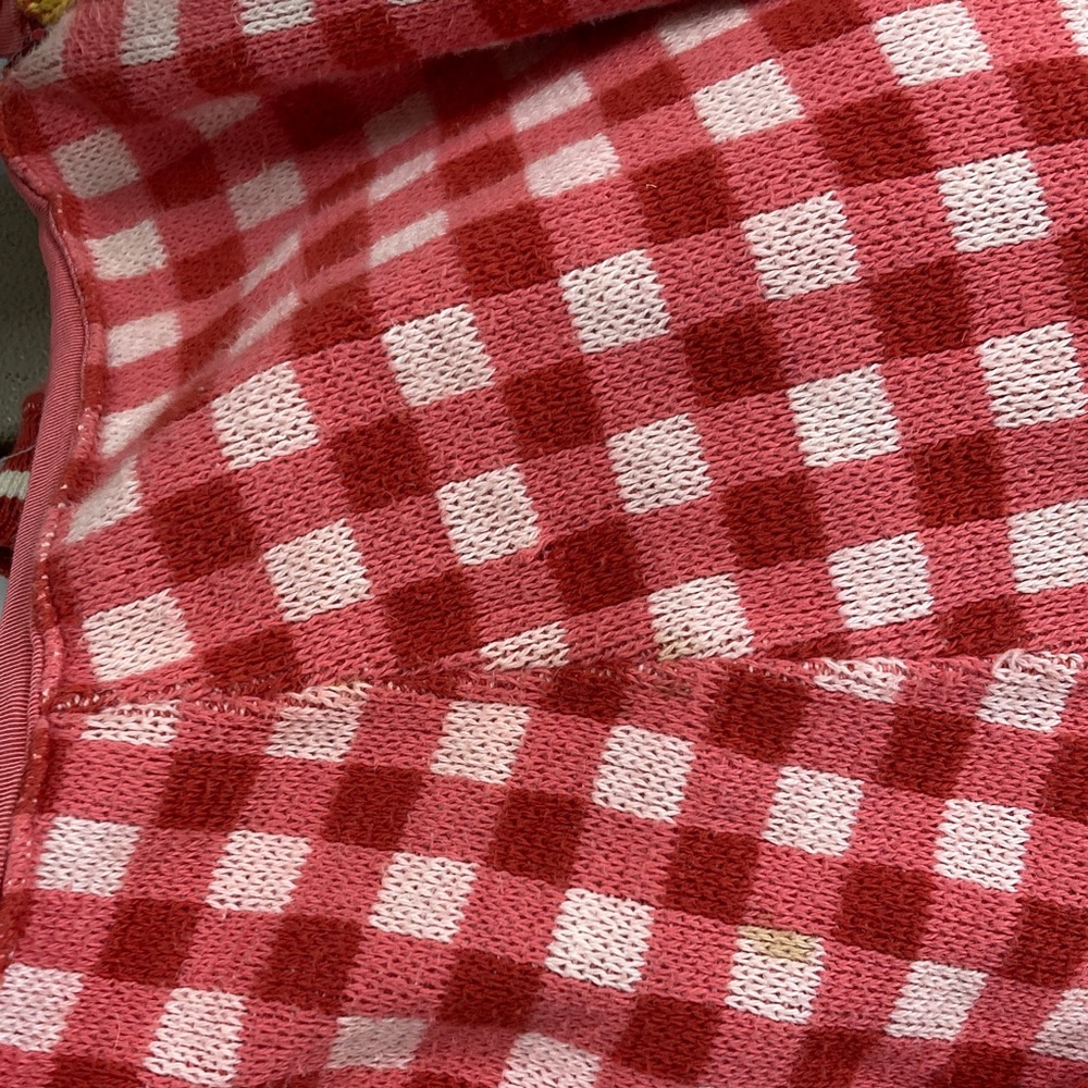 Vintage Betsey Johnson Alley Cat 70s Knit Gingham Set - Picture 9 of 9